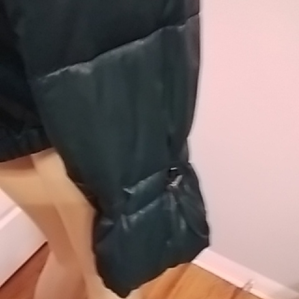 LOFT Deep Green Puffer Jacket - Picture 4 of 7